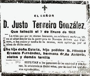 Newspaper death notice