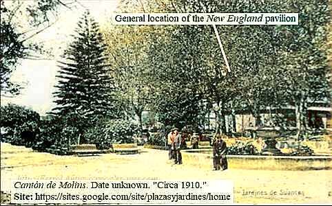 General location of the New England pavilion