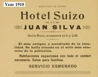 Hotel Suizo advertisement